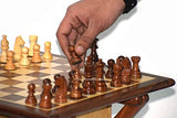 Star InternationalHandmade Magnetic Chess Table Rosewood Wood | Chess Set with Folding Game Board | Home, Office, Travelling and Gift Uses|100% STAR INTERNATIONAL