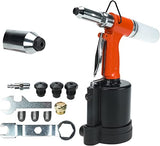 BTSHUB 1/4" Hydraulic Air Rivet Gun, Pneumatic Hydraulic Rivet Tool, Suitable for Dia 4mm - 6.4mm (0.16-0.25 in) Rivet BTSHUB