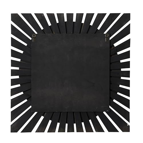 Deco 79 Wood Starburst Handmade Carved Wall Decor, 36" x 1" x 36", Multi Colored Deco 79