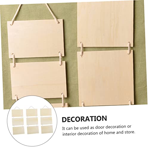 MAGICLULU 3pcs Drawing Board Unfinished Wooden Board Graffiti Wood Sign Engraving Wooden Plaques DIY Wood Pallet Sign DIY Banner Kids Handmade MAGICLULU