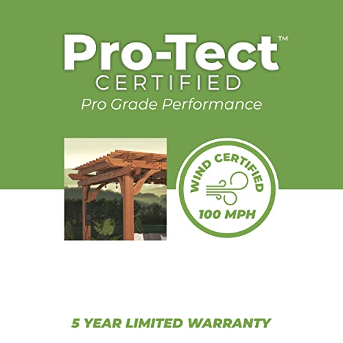 Backyard Discovery Beaumont 20x12 ft All Cedar Wood Pergola, Durable, Quality Supported Structure, Snow and Wind Supported, Rot Resistant, Backyard, Backyard Discovery