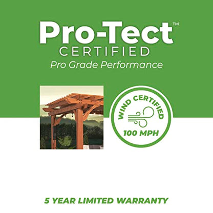 Backyard Discovery Beaumont 20x12 ft All Cedar Wood Pergola, Durable, Quality Supported Structure, Snow and Wind Supported, Rot Resistant, Backyard, - WoodArtSupply