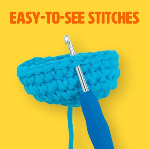 The Woobles Easy Peasy Yarn, Crochet & Knitting Yarn for Beginners with Easy-to-See Stitches - Yarn for Crocheting - Worsted Medium #4 Yarn - - WoodArtSupply