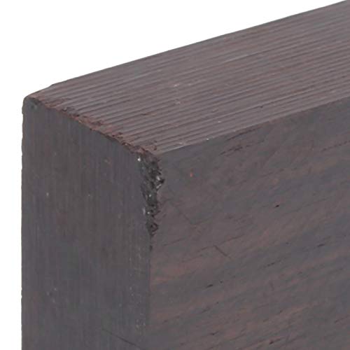 Black Ebony Lumber Blank, DIY Handicraft Wood Handle Musical Instruments Accessories, DIY Handicraft for Turning, Inlays, Tools (70 * 50 * 20mm) CDQL