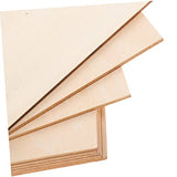 Anneome 10pcs Hand Painted Wood Panel Bamboo Fitted Sheet Wooden Signs Natural Wood Slices DIY Wooden Plank Blank Unfinished Basswood Sheets Basswood Anneome