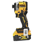 DEWALT DCF850P1 ATOMIC 20V MAX* 1/4 in. Brushless Cordless 3-Speed Impact Driver Kit DEWALT