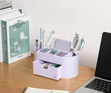 My Space Organizers Lavender Desk Organizer for Office Supplies and Desk Accessories - Pen Holder Desktop Organization for Room College Dorm Home My Space Organizers