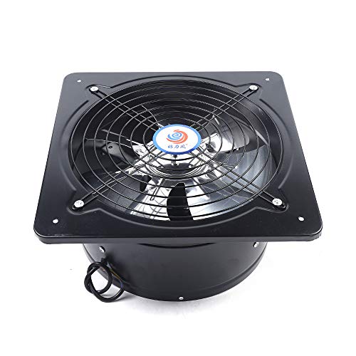 12 Inch Explosion-Proof Fan - Industrial Ventilation Extractor Fan Spray Booth Paint Fumes Exhaust Flow Axial Fan,125W High Velocity Utility Air REBaiYU