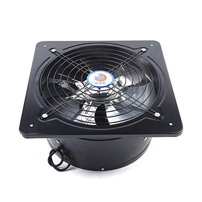 12 Inch Explosion-Proof Fan - Industrial Ventilation Extractor Fan Spray Booth Paint Fumes Exhaust Flow Axial Fan,125W High Velocity Utility Air - WoodArtSupply