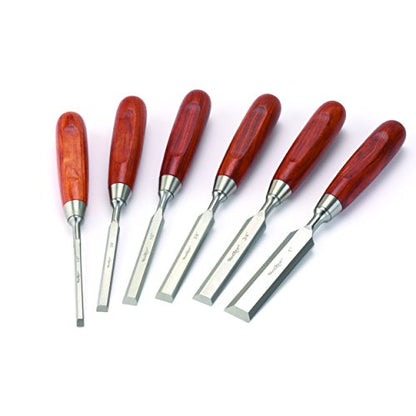 WoodRiver 6 Piece Bench Chisel Set - WoodArtSupply