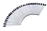 Acid/Flux Brush, Tin Ferrule, Soft Plastic Hair, 4.5 Inch Length, 5/16 Inch Width （Pack of 30 Pieces) BHD