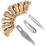 Wood Burning Pen Tips, 23Pcs Woodburning Accessories Stencils Soldering Iron Pyrography Working Carving Tool Kit for Walfront