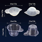 Woohome 66 PCS Epoxy Resin Tools Kit, Silicone Mold Tool Included Measuring Cup, Silicone Mixing Cups, Tweezers with Mixing Sticks, Dropping Pipette, Woohome