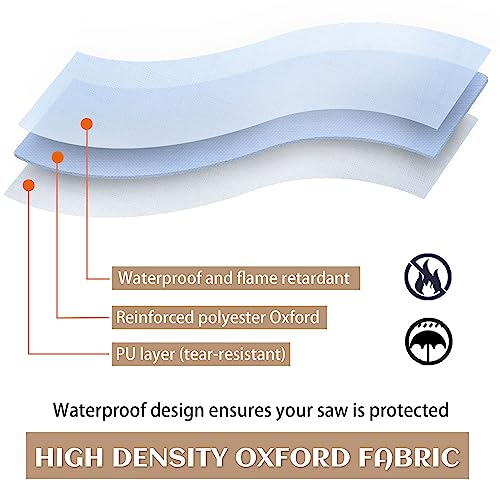 GARVIN Miter Saw Dust Collection Hood with Light, Dust Solution for Table Miter Saw, Chop Saw Hood Dust Collector Attachment, Accessory Holes, with Garvin