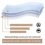 GARVIN Miter Saw Dust Collection Hood with Light, Dust Solution for Table Miter Saw, Chop Saw Hood Dust Collector Attachment, Accessory Holes, with Garvin