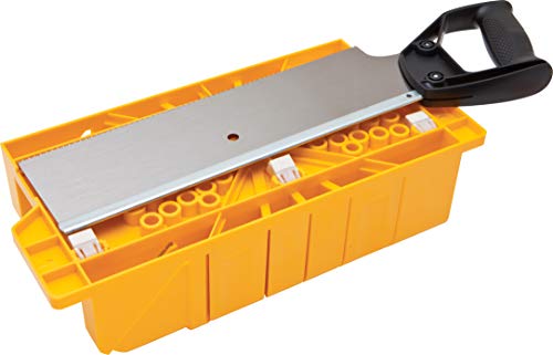 Stanley 1-20-600 Saw Storage Miter Box with Saw, Black Stanley