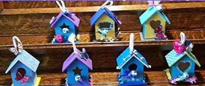 Oojami Design Your Own Wooden Birdhouses 12 Bird House Bulk (Modern) - WoodArtSupply