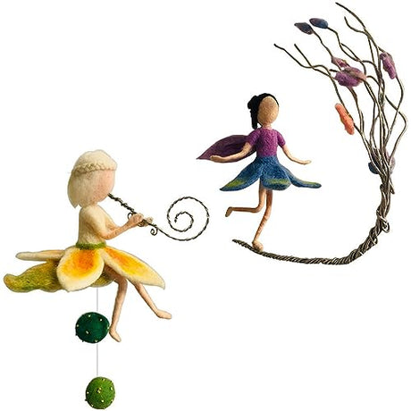 2 Elves Needle Felting Kits 6INCH Friendly Instruction DIY Craft Kit for Beginners Feltsky