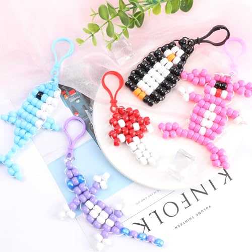 Christmas Pony Beads for Bracelet Making, 16 Colors Kandi Beads Kit,  Jewelry Mak