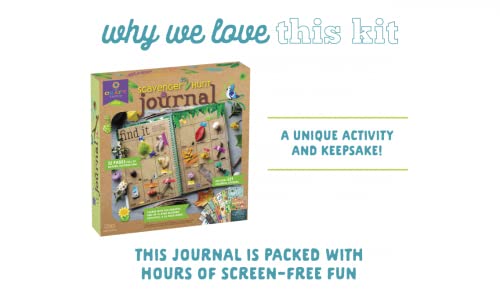 PlayMonster Craft-Tastic Scavenger Hunt Journal - Nature DIY Craft Kit - 32 Page Journal with Over 500 Stickers - Ages 6+ PlayMonster
