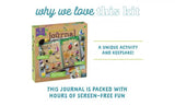 PlayMonster Craft-Tastic Scavenger Hunt Journal - Nature DIY Craft Kit - 32 Page Journal with Over 500 Stickers - Ages 6+ PlayMonster