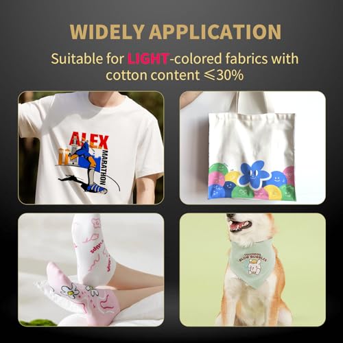 A-SUB Sublimation Paper 8.5x11 Inch 110 Sheets for Any Inkjet Printer which Match Sublimation Ink 125g
