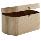 Darice Wood Box with Hinged Lid 14.6 x 24.6 x 13.6mm Make Market