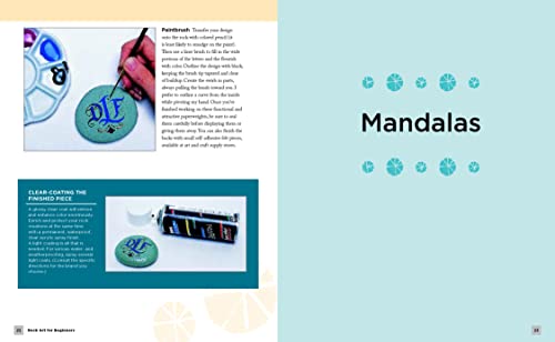 Rock Art for Beginners: Simple Techniques and Easy Projects for Transforming Stones into Art (New Shoe Press) WoodArtSupply