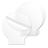 N A 4Pcs Acrylic Sheets for Light Base,Acrylic Sheet Clear Cast, Plastic Glass Board for LED Light Base, DIY Display Projects, Signs, 0.16(4mm) N //A