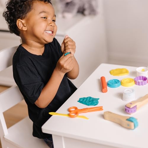 Melissa & Doug Created by Me! Cut, Sculpt, and Roll Modeling Dough Kit With 8 Tools and 4 Colors of Dough - with Stampers, Arts And Crafts For Kids Melissa & Doug