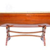 Wooden Boat USA Wooden, 5-Feet Canoe Table, Brown Wooden Boat USA