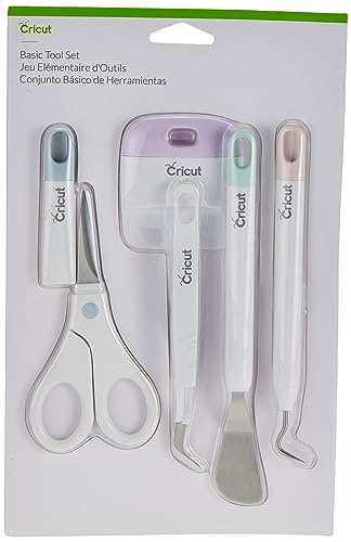 Cricut Basic Tool Set - Precision Tool Kit for Crafting and DIYs, Perfect for Vinyl, Paper & Iron-on Projects, Great Companion for Cricut Cutting Cricut