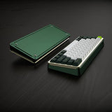 DRAOZA GK61 Custom DIY Gaming Mechanical Keyboard Kit, Aluminum Metal CNC Shell, RGB Hot Swap 3pin/5pin Switch, Programmable Triple Mode Bluetooth DRAOZA