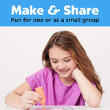 Creativity for Kids Easy Sparkle Window Art Kit - Paint and Decorate 7 DIY Suncatchers, Arts and Crafts for Kids Ages 6-8+, Activities for Kids, Creativity for Kids