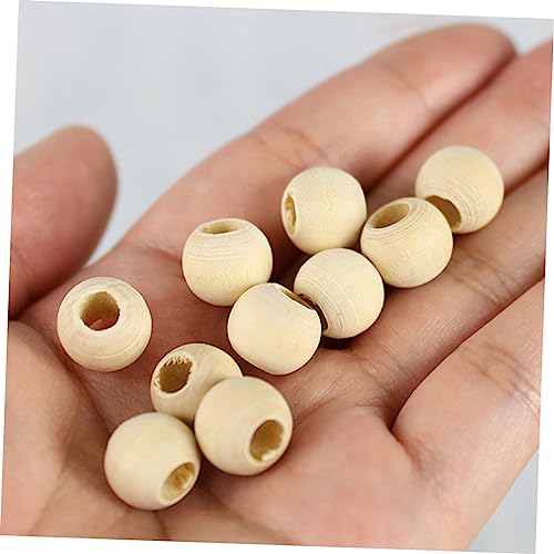 SEWOART 1 Set Beaded Wood Ring Set Unfinished Wood Tapestry Wood Circles Wooden Beads Nativity Craft Wooden Rings for Crafts Natural Beading Kits SEWOART