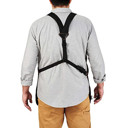 Ergodyne - 13694 Arsenal 5704 Torso Length Work Tool Apron, 22-Pockets, Gray - WoodArtSupply