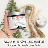 Country Chic Paint Furniture Painting Kit for Beginners Eco-Friendly DIY Chalk Style Furniture Paint, Paint Brush, & Durable Clear Top Coat Bundle - Country Chic Paint