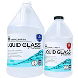 Superclear Deep Pour Epoxy Resin Kit, Premium Commercial Grade, 1.5 Gallons - 2:1 Crystal Clear Liquid Glass Pouring up to 2-4" - Self-Leveling Food FGCI