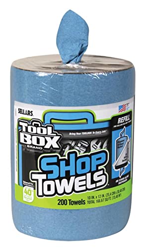 Sellars Blue Shop Towel Big Grip R Refill Roll Sellars Wipers & Sorbents
