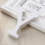 PartyKindom Hanging Wall 26 Letters Unfinished Wood Letter freestanding Letter Wood Table Sign Wooden Letters Kids Bedroom Letter Sign Standing PartyKindom