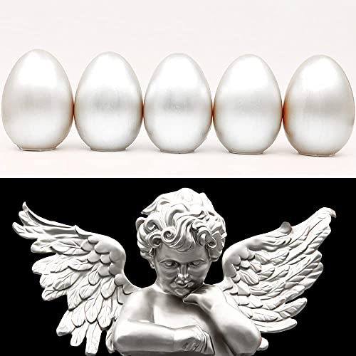 Acrylic Paint Metallic Gold and Silver,200ml Gold Leaf Paint for Art, Painting, Handcrafts,Ideal for Canvas Wood Clay Fabric Ceramic Craft VGSEBA