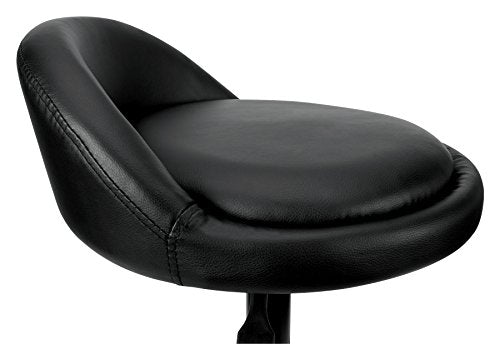 Performance Tool W85011 Adjustable Height Bar Stool, Pneumatic Swivel Bar Stool with Back Support, 360 Degree Swivel, Heavy Duty Steel Frame Stool Performance Tool