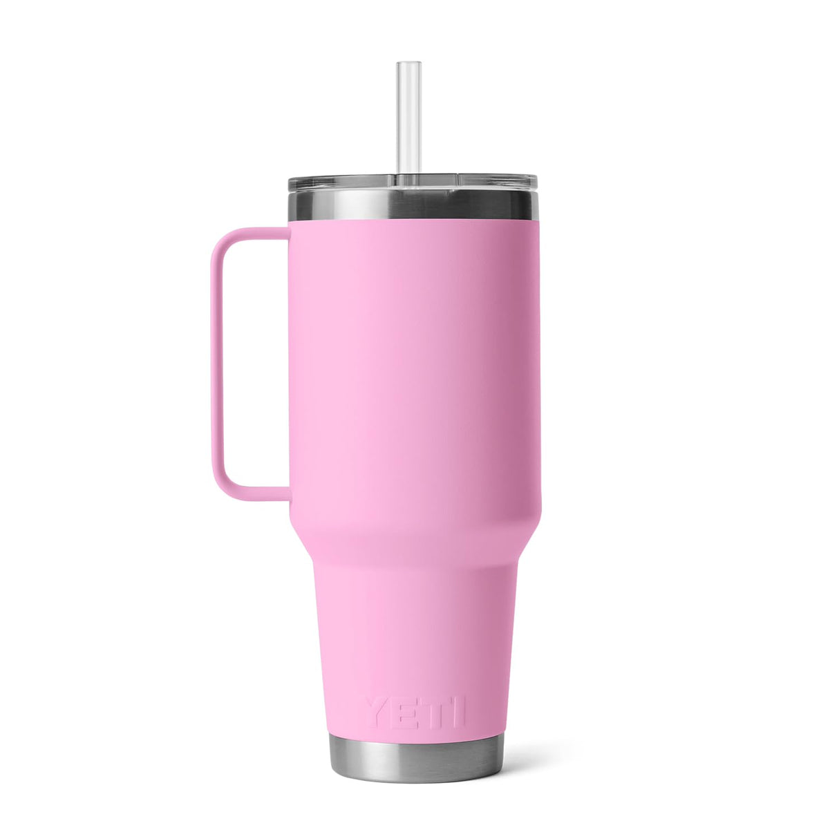 YETI Rambler 42 oz Straw Mug, Vacuum Insulated, Stainless Steel, Power Pink YETI
