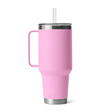 YETI Rambler 42 oz Straw Mug, Vacuum Insulated, Stainless Steel, Power Pink YETI