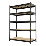 Prilinex Heavy Duty Storage Shelves 48" W x 24" D x 72" H - 5-Tier Adjustable Metal Garage Shelving Unit, Standing Utility Shelf Racks for Pantry Prilinex