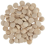 KEILEOHO 300 PCS 1 Inch Half Wooden Beads, Half Round Wooden Balls, Split Wooden Balls Half Sphere Wood Beads for Paint Arts, Craft Projects KEILEOHO