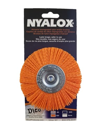 Dico 7200048 4" Medium Nyalox Wire Wheel Brush