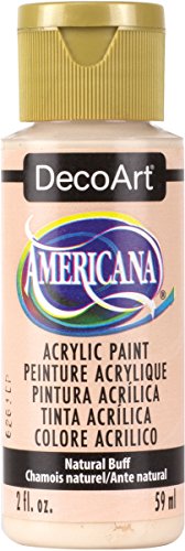 DecoArt Americana Acrylic Paint, 2-Ounce, Natural Buff - WoodArtSupply