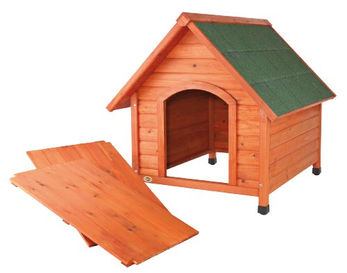 TRIXIE natura Cottage Dog House | Large 32.5 x 39.75 x 34.25 inch TRIXIE