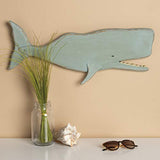 Primitives by Kathy 20588 Shaped Wooden Wall Art, 24.25 x 7.75-Inches, Whale Primitives by Kathy